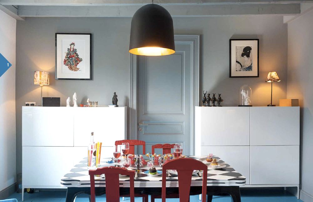 Appartement bleu Amandine et Pierre-Henry